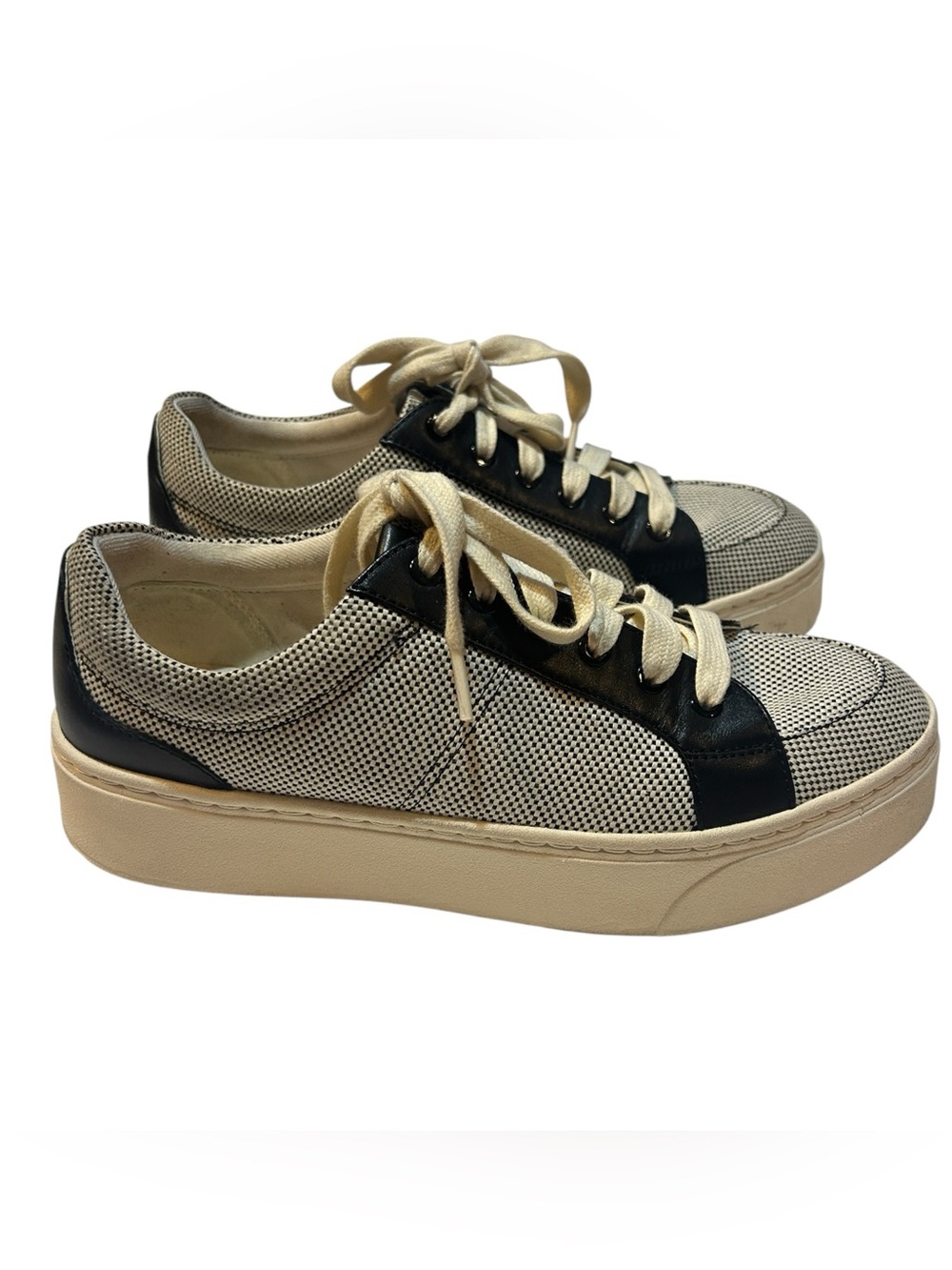 Cole Haan GrandPrø Topspin Sneakers Women’s Size 11B Black White Platform Lace-U